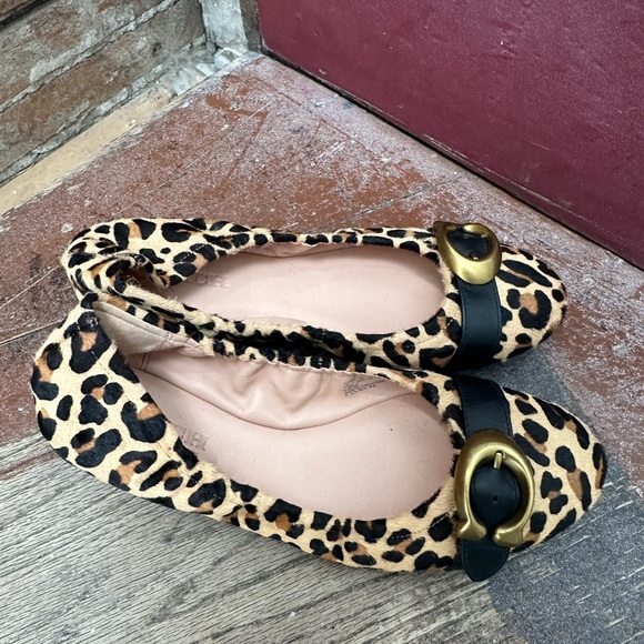 Coach Stanton Leopard Ballet - Picture 1 of 3